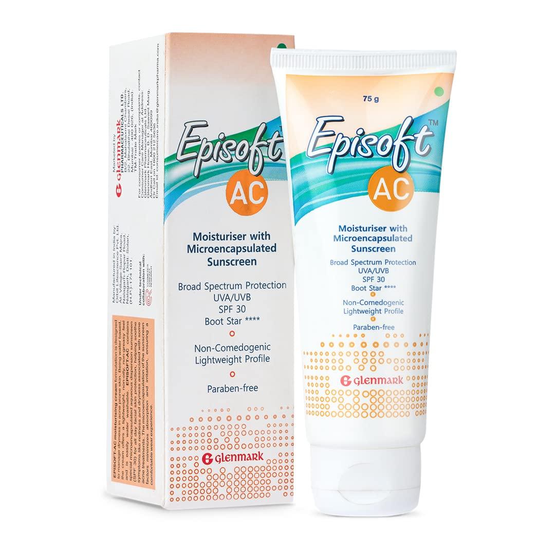 glenmark-episoft-ac-moisturizer-with-sunscreen,-spf-30+-|-for-men-and-women,-75-gms