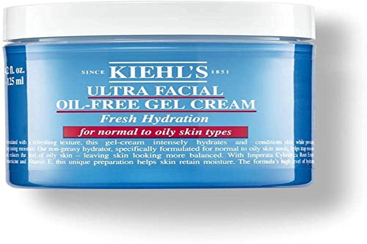 Kiehl's Ultra Facial Oil-Free Gel Cream for Normal to Oily Skin Types, 4.2 Ounce
