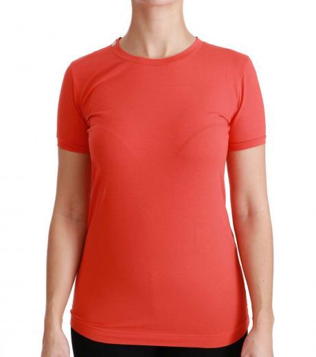Red  Crewneck T-Shirt