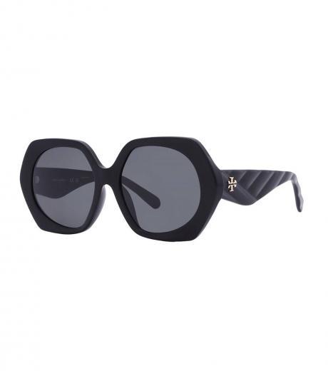 Black Irregular Sunglasses