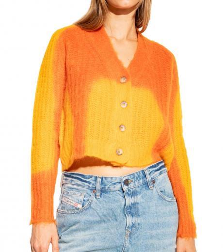 orange-two-tone-cropped-cardigan