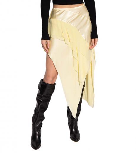yellow-asymmetrical-skirt