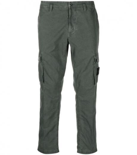 olive-logo-cotton-slim-trousers