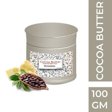 Zenvista's 100% Pure Organic Cocoa Butter Great For Face, Skin, Hair, Body, Lips, DIY Cosmetics (100 g)