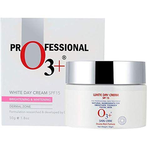 O3+ White Day Cream SPF-15 for Skin Brightening & Whitening (50ml)