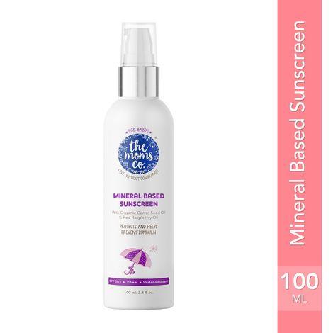 The Moms Co. Baby Waterproof SPF 50+ Natural Mineral Based Sunscreen (100 ml)