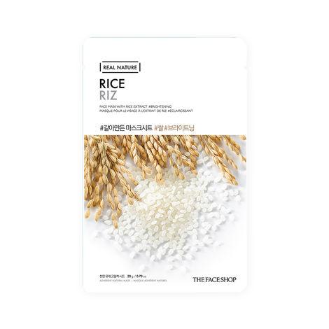 The Face Shop Real Nature Rice Face Mask (Sheet Mask 20g)
