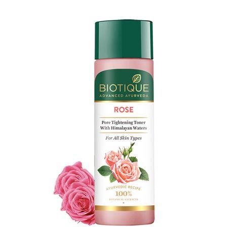 Biotique Advanced Organics Bio Rose Pore Tightening Toner With Himalayan Waters (120 ml)