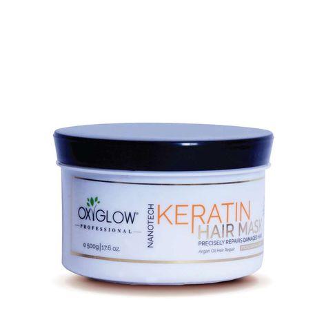 OxyGlow Herbals Keratin hair mask,500ml, Deep Condition, Frizz control