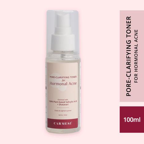 Carmesi Pore-Clarifying Toner for Hormonal Acne - Damask Rose, Bamboo Extract, Niacinamide - Clears Pores