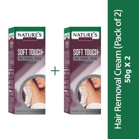 Nature's Essence Soft Touch Hair Removal Cream - Diamond, 50 g (Pack of 2)
