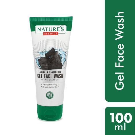 Nature's Essence Anti-Pollution Gel Face Wash Active Charcoal (100 ml)