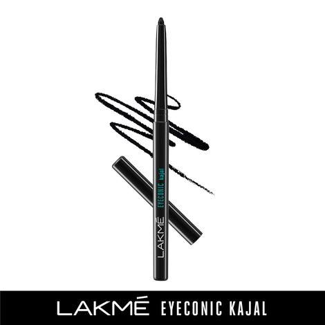 Lakme Eyeconic Kajal, Deep Black, 0.35g