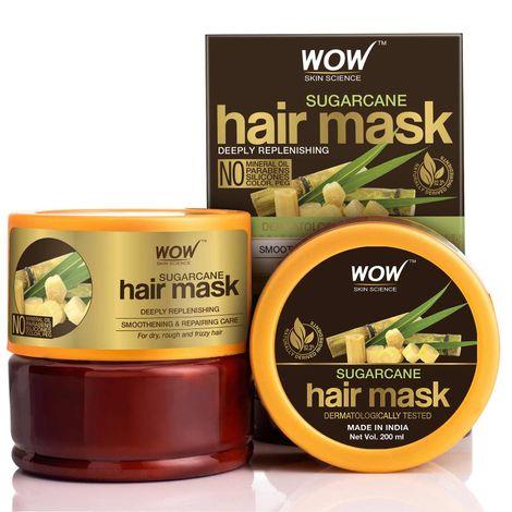 Wow Skin Science Sugarcane Hair Mask For Dry, Rough & Frizzy Hair - 200 grams