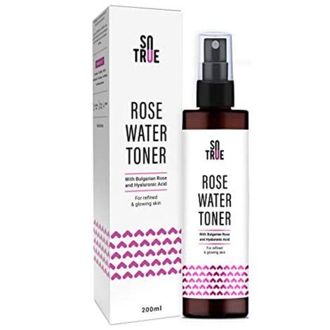 Sotrue Rose Water Alcohol Free Face Toner with Bulgarian Rose & Hyaluronic Acid (200 ml)