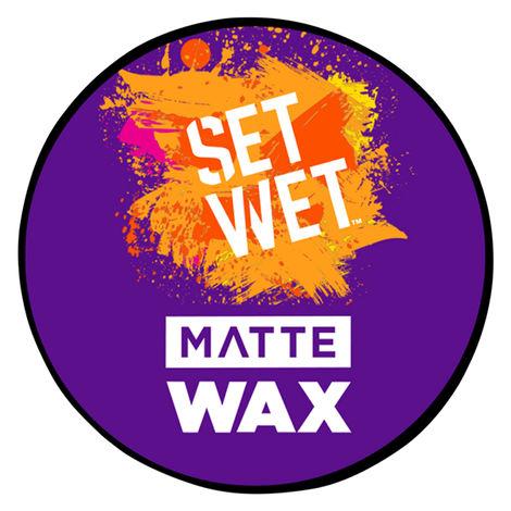 Set Wet Matte Hair Wax for Men, Strong Hold, Jar (60 g)