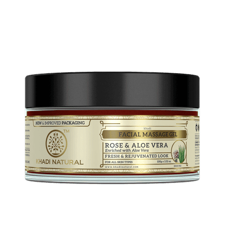 Khadi Natural Ayurvedic Rose & Aloevera Face Massage Gel (100 g)