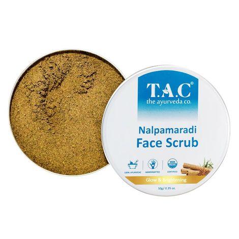 T.A.C - The Ayurveda Co. Nalpamaradi Face Scrub for Tan Removal, Pigmentations, Blemishes Removal (50g)