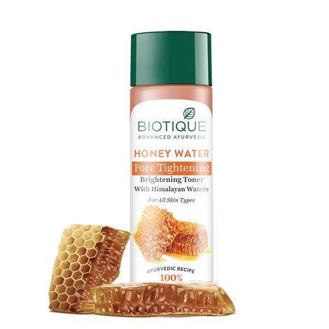 Biotique Honey Water Pore Tightening Brightening Toner (120 ml)