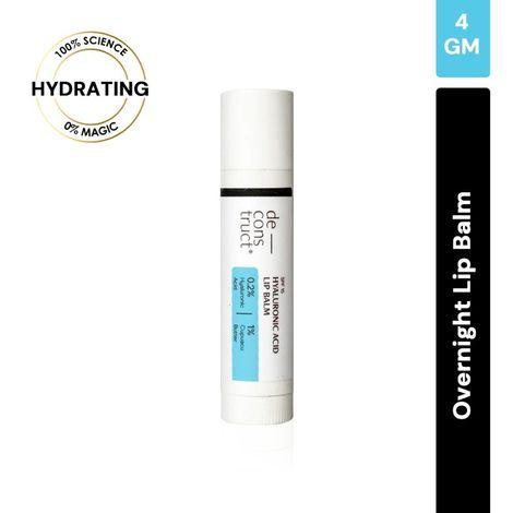 Deconstruct Hyaluronic Acid Lip Balm for dry and chapped lips - 0.2% Hyaluronic Acid + 1% Cupuacu Butter (4 g)
