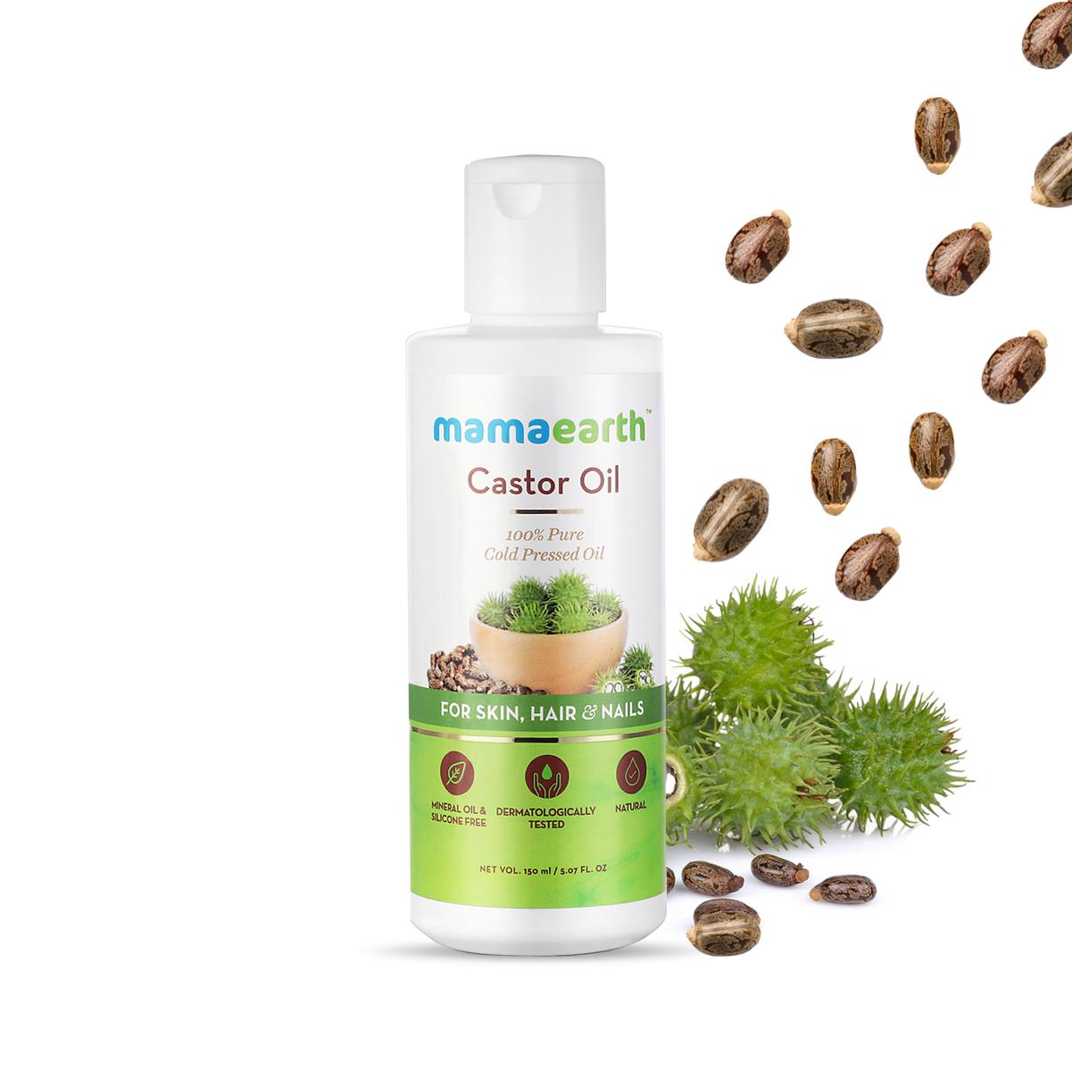 castor-oil-for-healthier-skin,-hair-and-nails-with-100%-pure-and-natural-cold-pressed-oil,-150ml