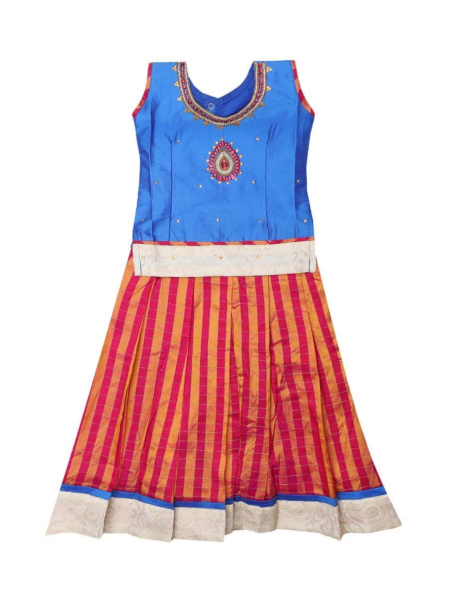 girls-readymade-art-silk-pattu-pavadai-mdu-pid1961738