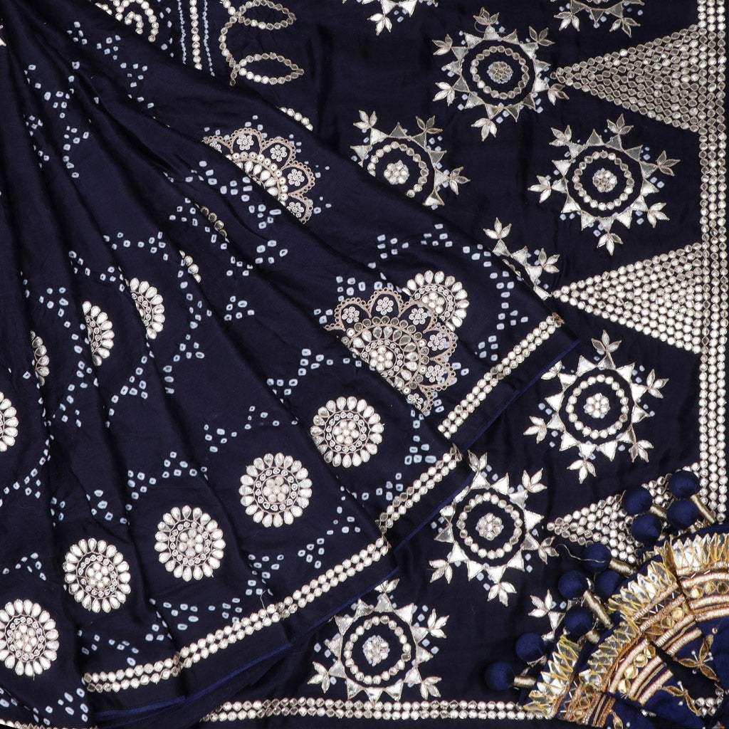 dark-blue-bandhani-satin-silk-saree-with-gota-pati-embroidery