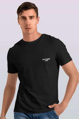 Alan Walker Core Logo Round Neck Mens T-Shirt - Black