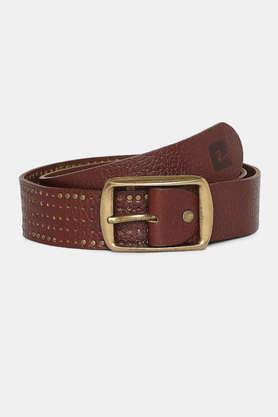 solid-leather-men's-casual-single-side-belt---brown