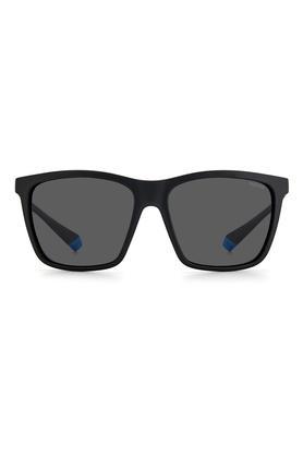 Men Full Rim Polarized Square Sunglasses - PLD2126SOY4