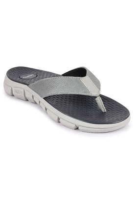 PU Slip-on Men's Casual Wear Slippers - Grey