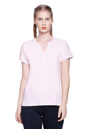printed-cotton-regular-women's-top---pink