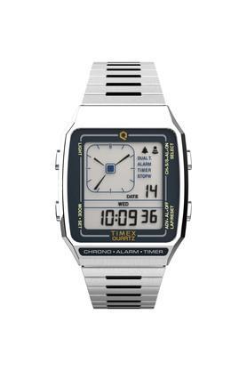 q-timex-32.5-mm-multicolour-stainless-steel-digital-watch-for-men---tw2u72400u9