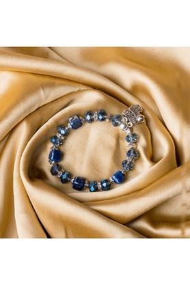 Stylish Deep_Blue Alloy Womens Charm Bracelet