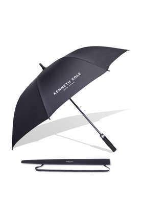 Round Single Fold Golf Umbrella - Black