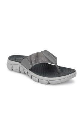 Mesh Slip-on Men's Casual Wear Slippers - Grey
