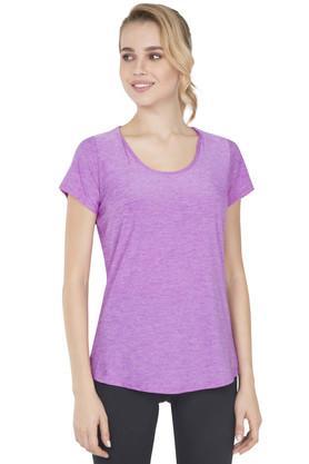 Women's Round Neck T-Shirt - Purple