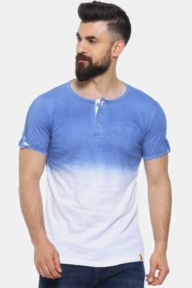 men's-regular-fit-solid-t-shirt---blue