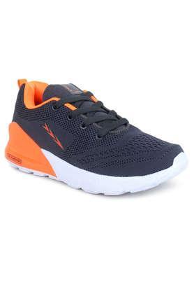 Mesh Lace Up Boys Sports Shoes - Dark Grey