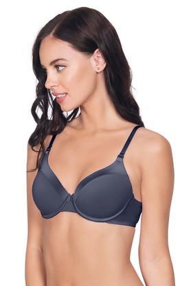 Women's Solid Padded Wired T-Shirt Bra - Dave Grey