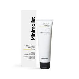 Minimalist 7% Ala & Aha Brightening Face Wash With Vitamin B5 For Glowing Skin(100ml)
