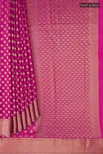 pink-mysore-crepe-saree