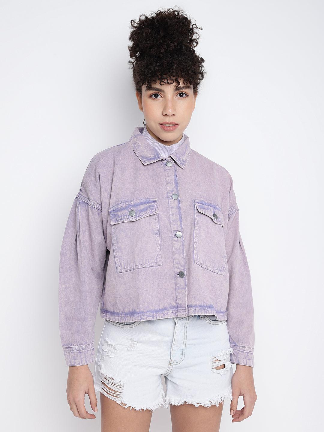 women-lilac-denim-jacket