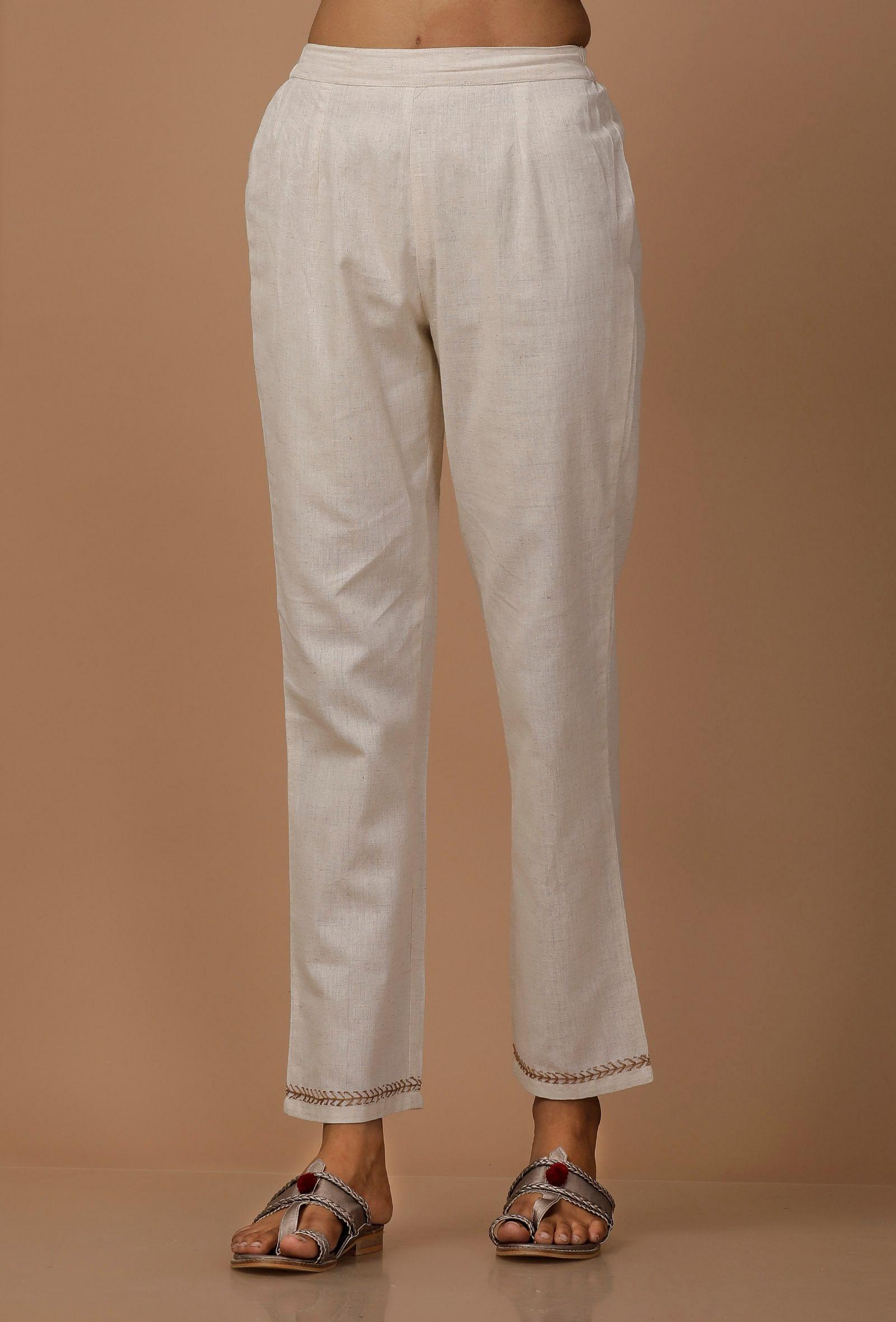 off-white-cotton-flex--pants