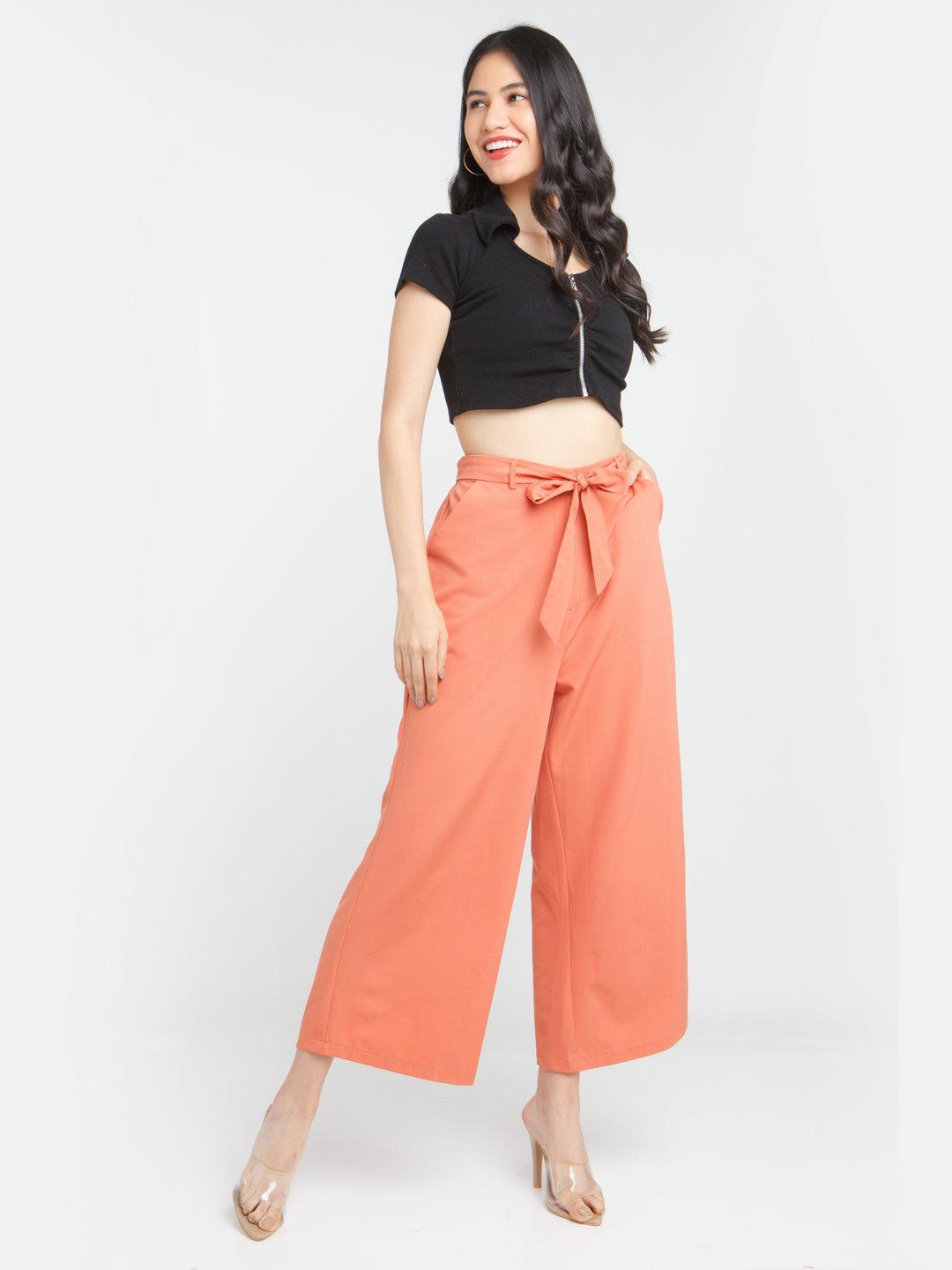 orange-solid-wide-leg-trouser-for-women