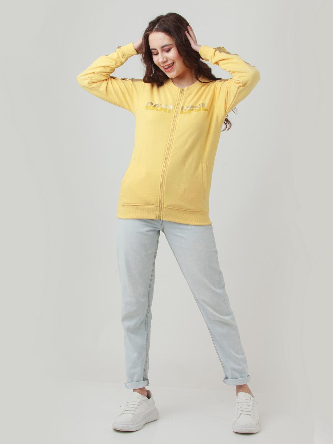 yellow-solid-straight-sweatshirt-for-women