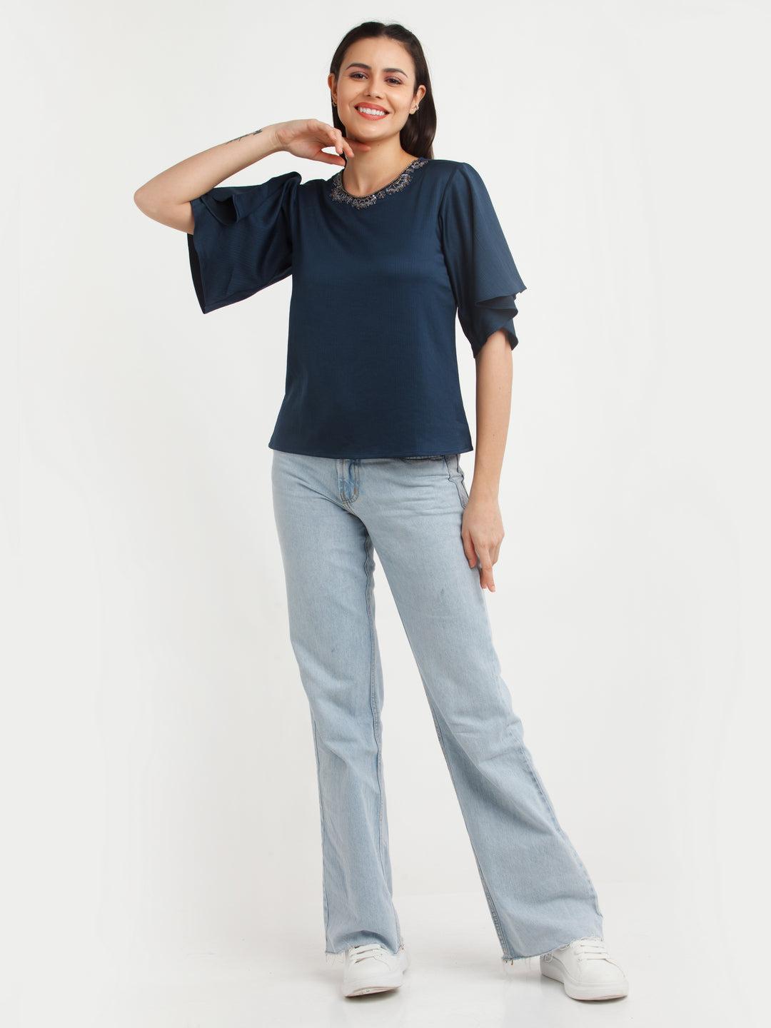 navy-blue-solid-top-for-women