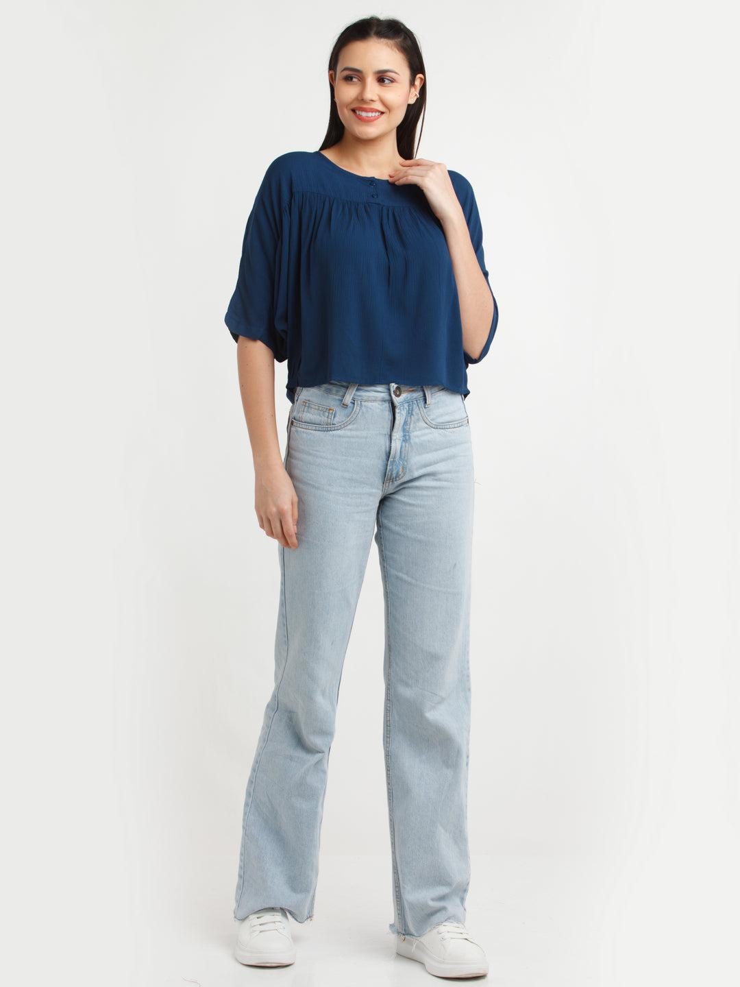 navy-blue-solid-top-for-women